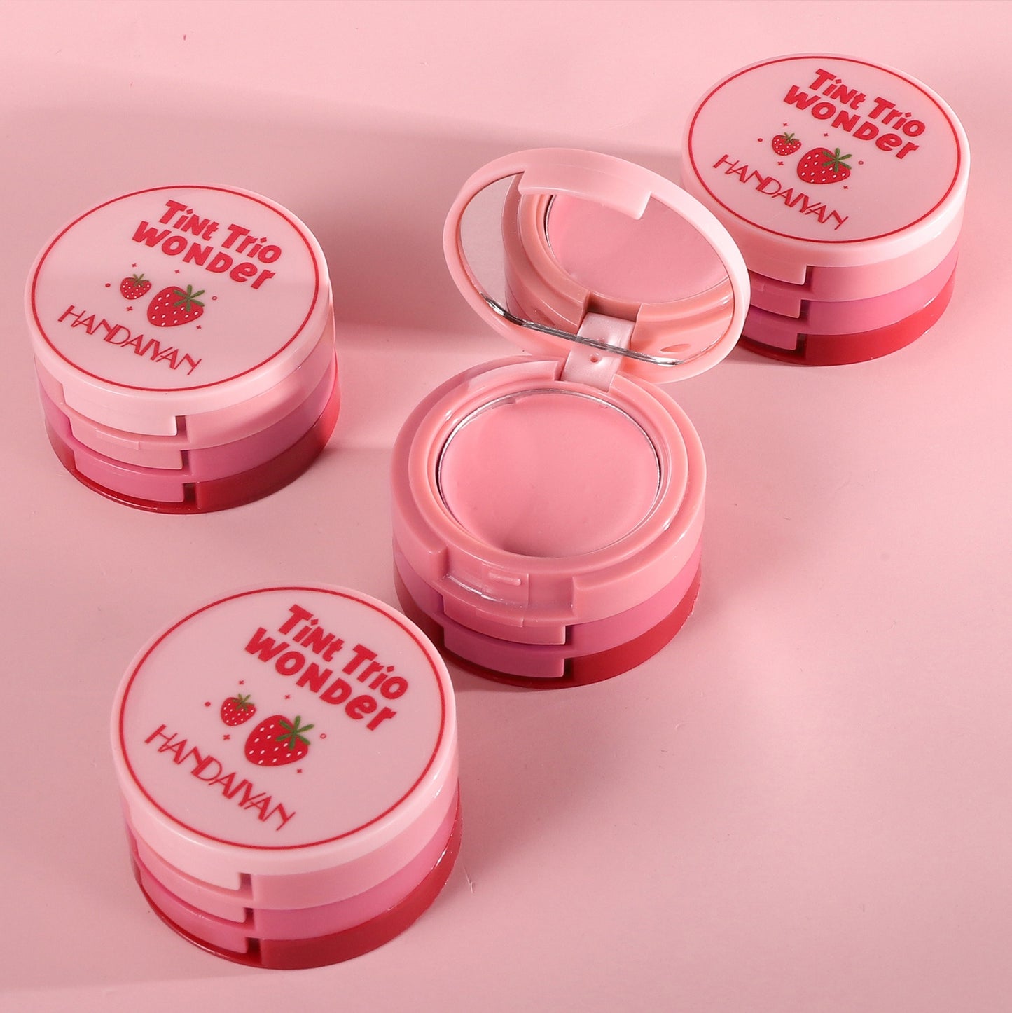 3 In 1 Matte Lip Mud Blusher Cream