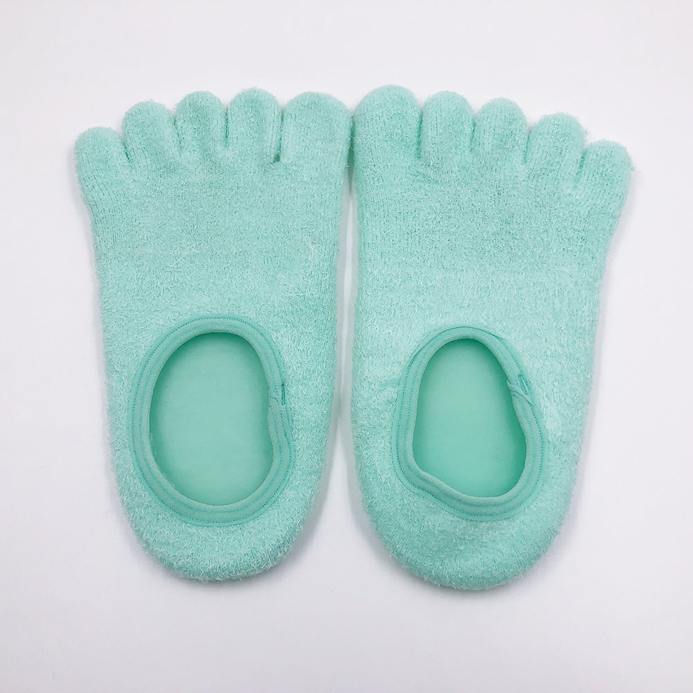 5-Toe Gel Moisturizing Socks