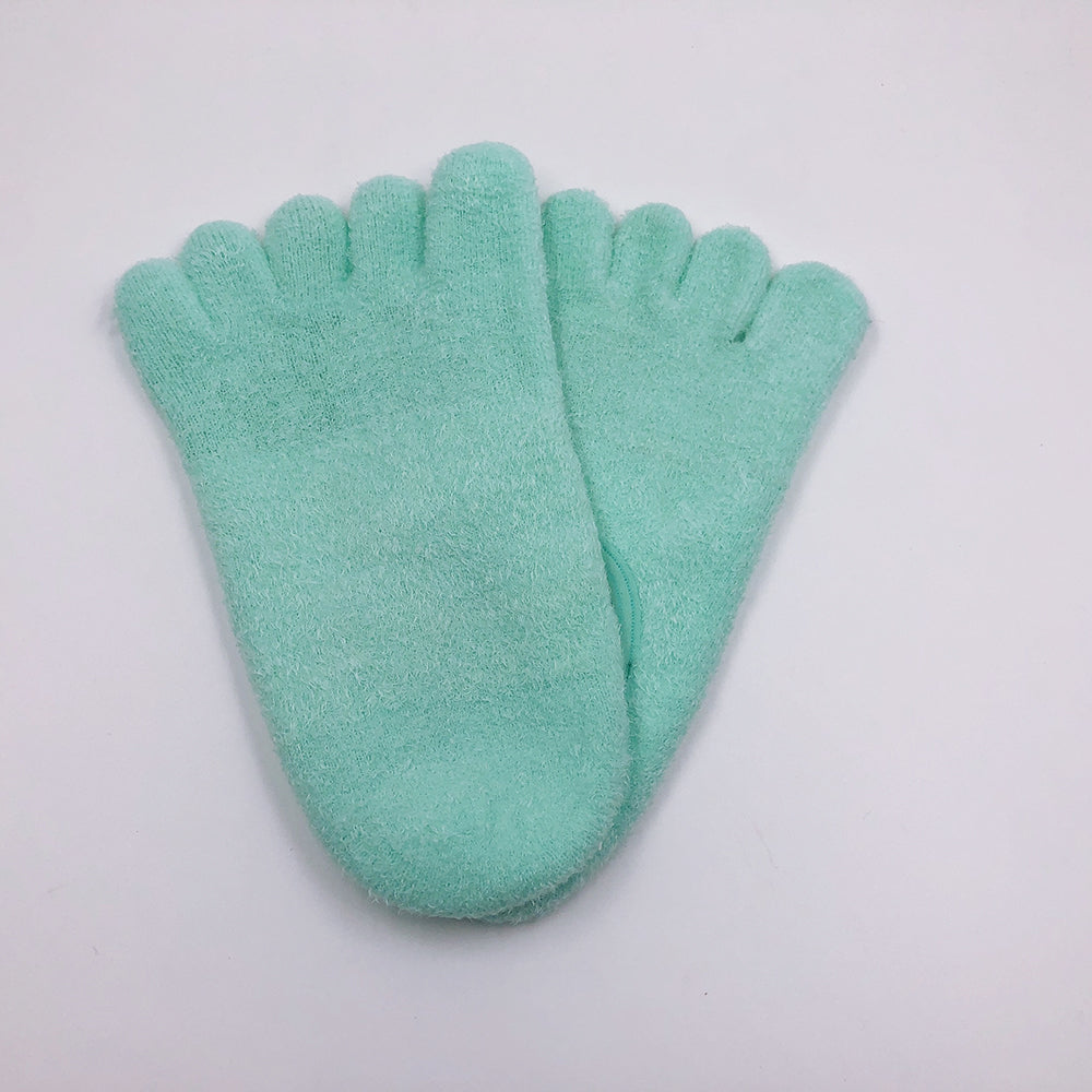 5-Toe Gel Moisturizing Socks