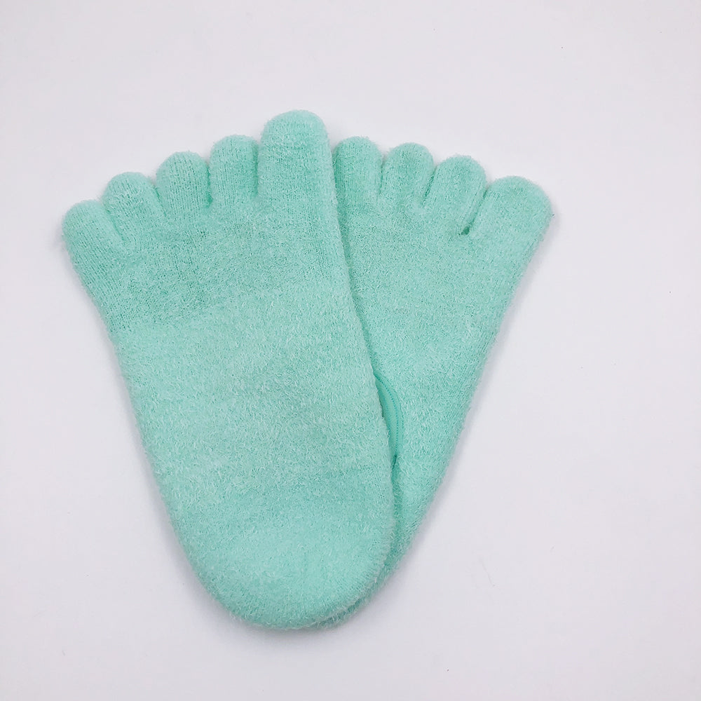 5-Toe Gel Moisturizing Socks