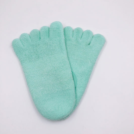 5-Toe Gel Moisturizing Socks