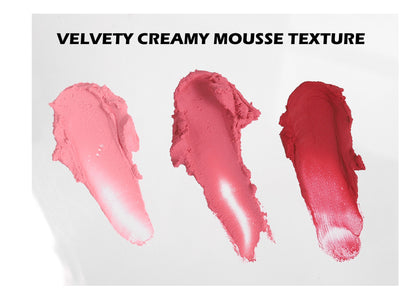 3 In 1 Matte Lip Mud Blusher Cream