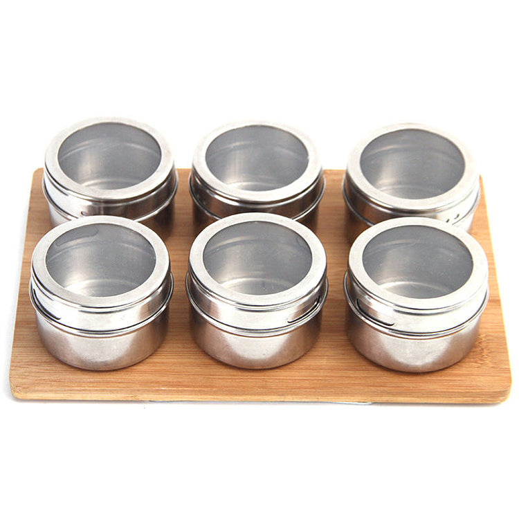 Stainless Steel Magnetic Spice Jar